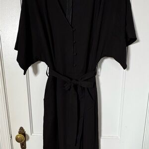 MNG Black Button-Down Jumper